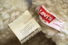 画像4: 70s USA製 Levi'sリーバイス 60606 ボアライナー コーデュロイベスト 焦げ茶 XL (4)