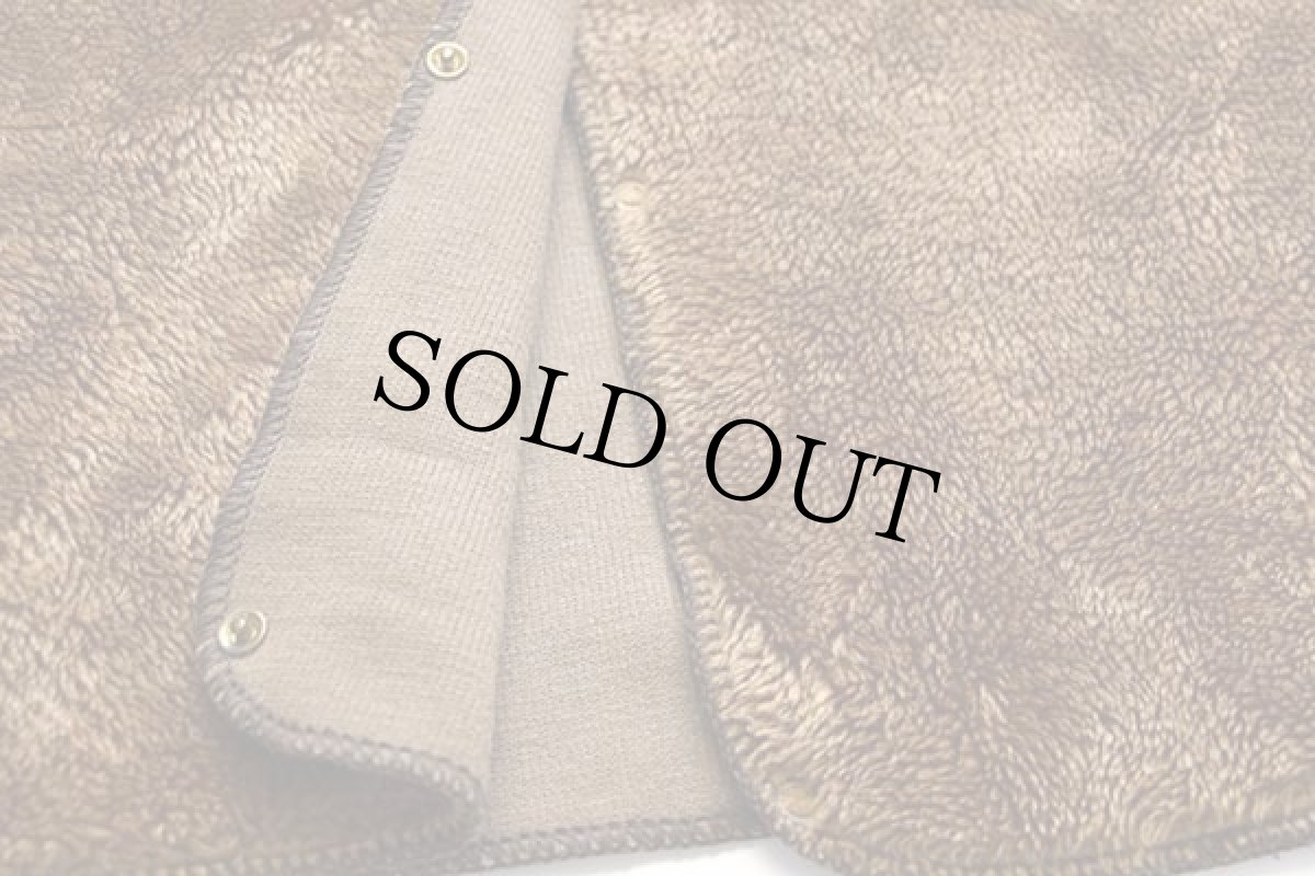 画像6: 90s 英国製 Barbourバブアー A55 パイルライナー ボア ベスト ブラウン C44★14 (6)