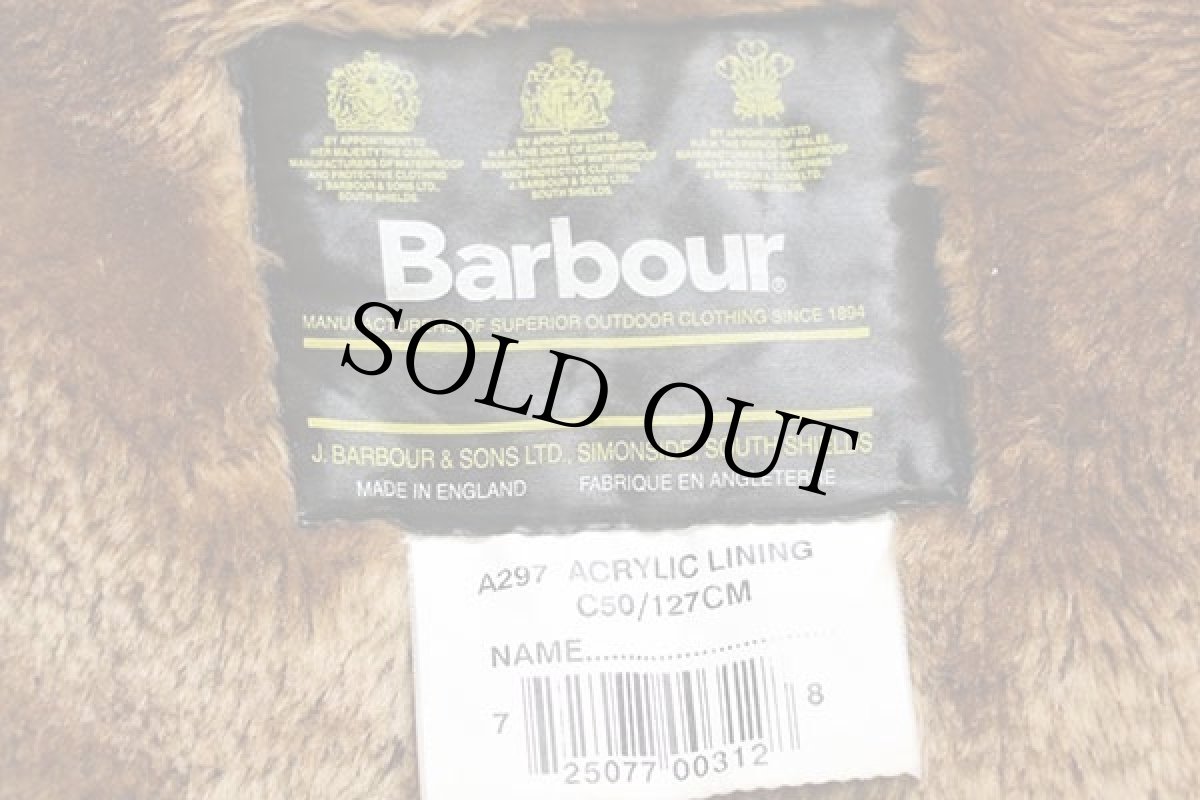 画像4: 90s 英国製 Barbourバブアー A297 パイルライナー ボア ベスト ブラウン C50★05 (4)