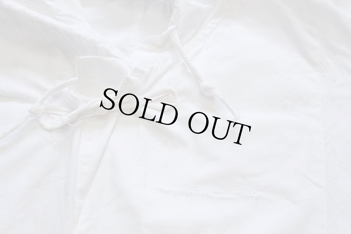 画像5: ビンテージ イタリア軍 コットン スノーカモ パーカー 白 2★モッズコート (5)