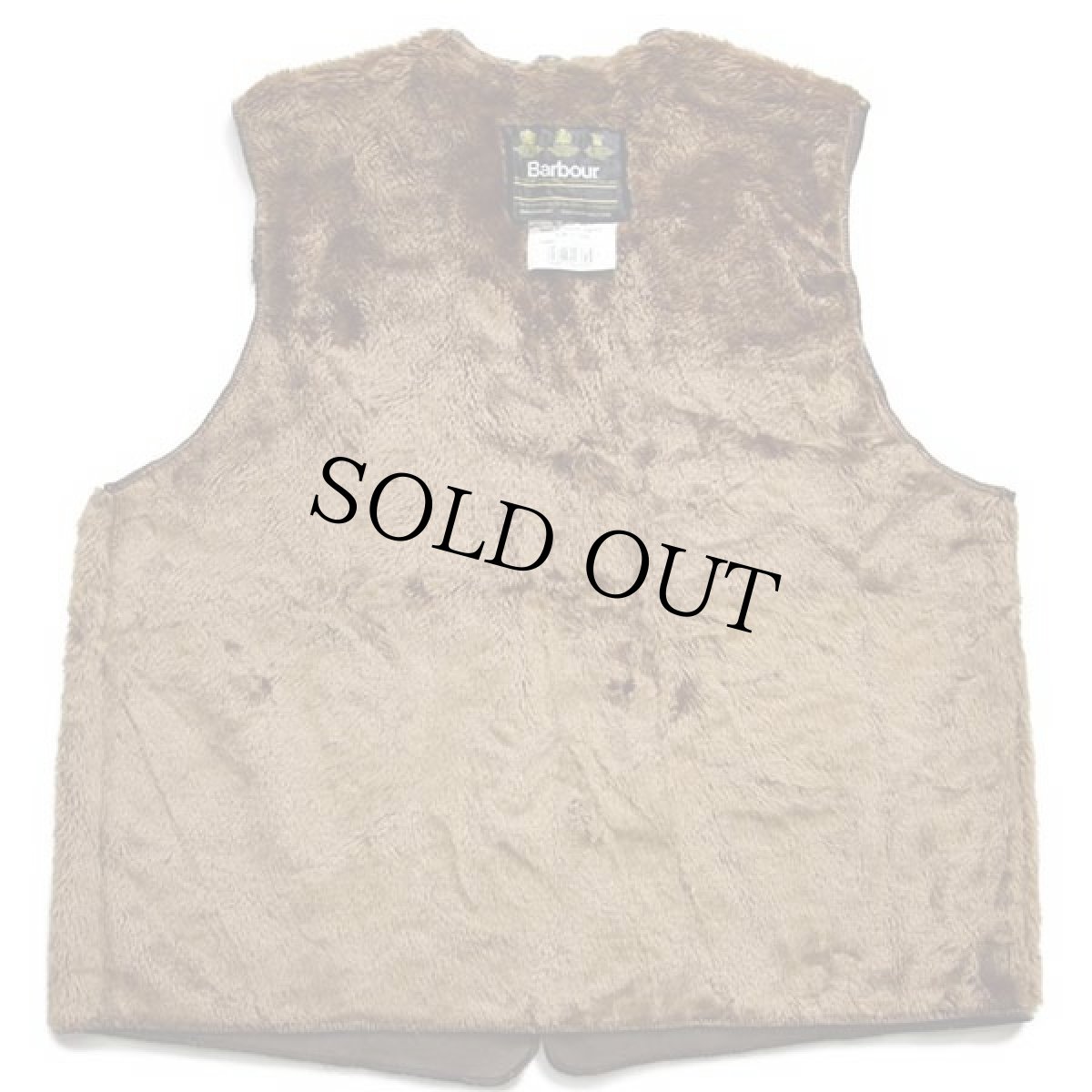 画像2: 90s 英国製 Barbourバブアー A297 パイルライナー ボア ベスト ブラウン C46★17 (2)