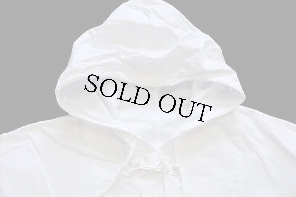 画像3: ビンテージ イタリア軍 コットン スノーカモ パーカー 白 2★モッズコート (3)