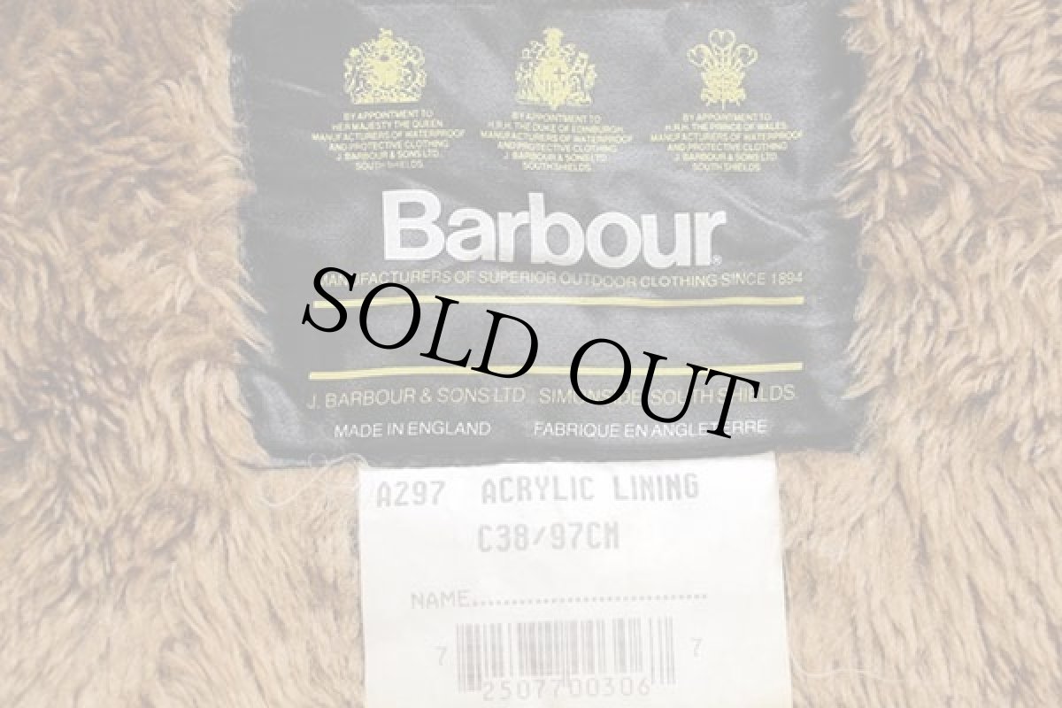 画像4: 90s 英国製 Barbourバブアー A297 パイルライナー ボア ベスト ブラウン C38★03 (4)