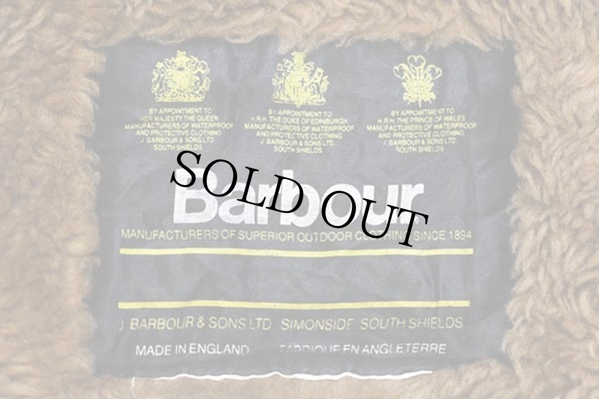 画像4: 90s 英国製 Barbourバブアー パイルライナー ボア ベスト ブラウン★11 (4)