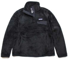 画像1: patagoniaパタゴニア RE-TOOLリツール POLARTEC フリース スナップT ブラック W-S★14 (1)