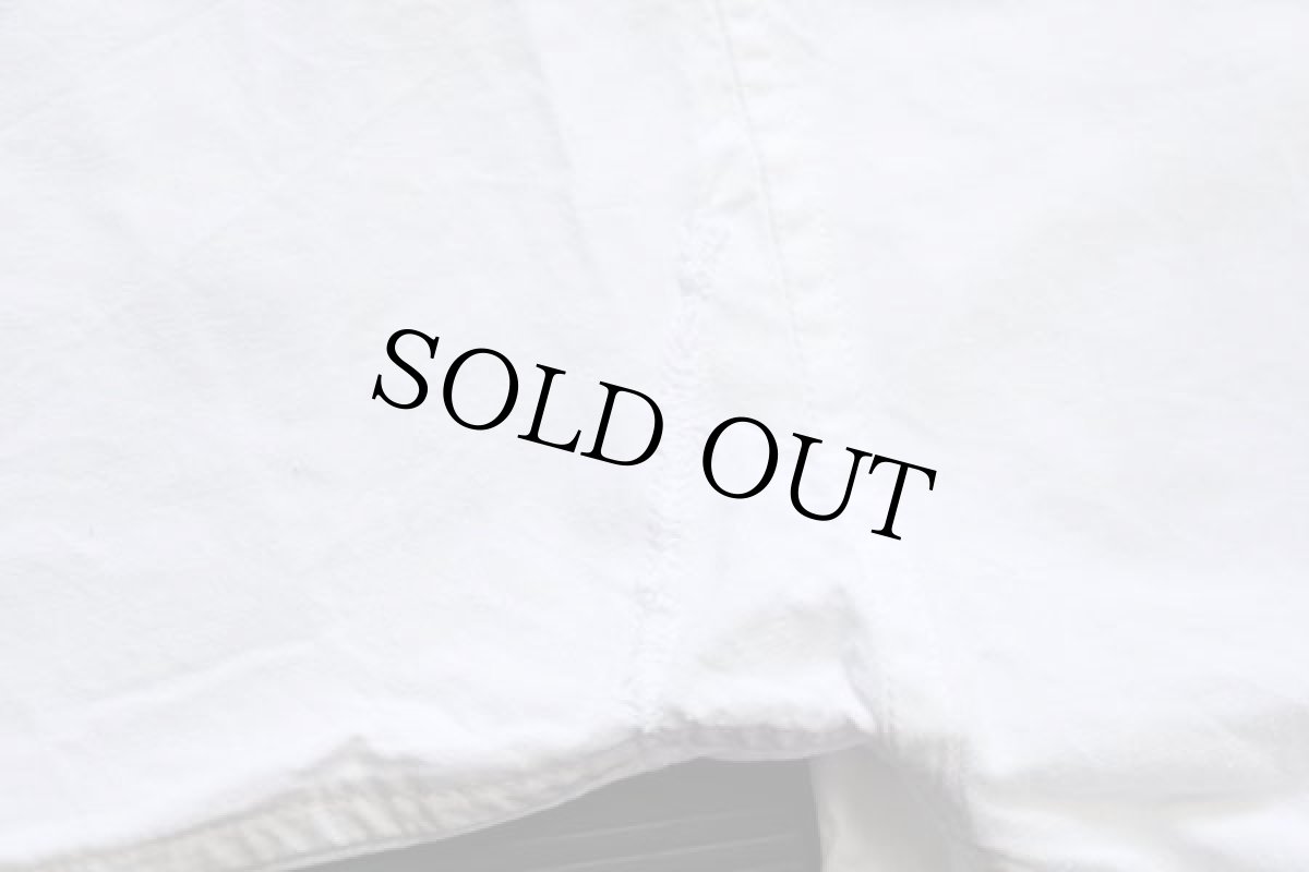 画像6: ビンテージ イタリア軍 コットン スノーカモ パーカー 白 1★モッズコート (6)