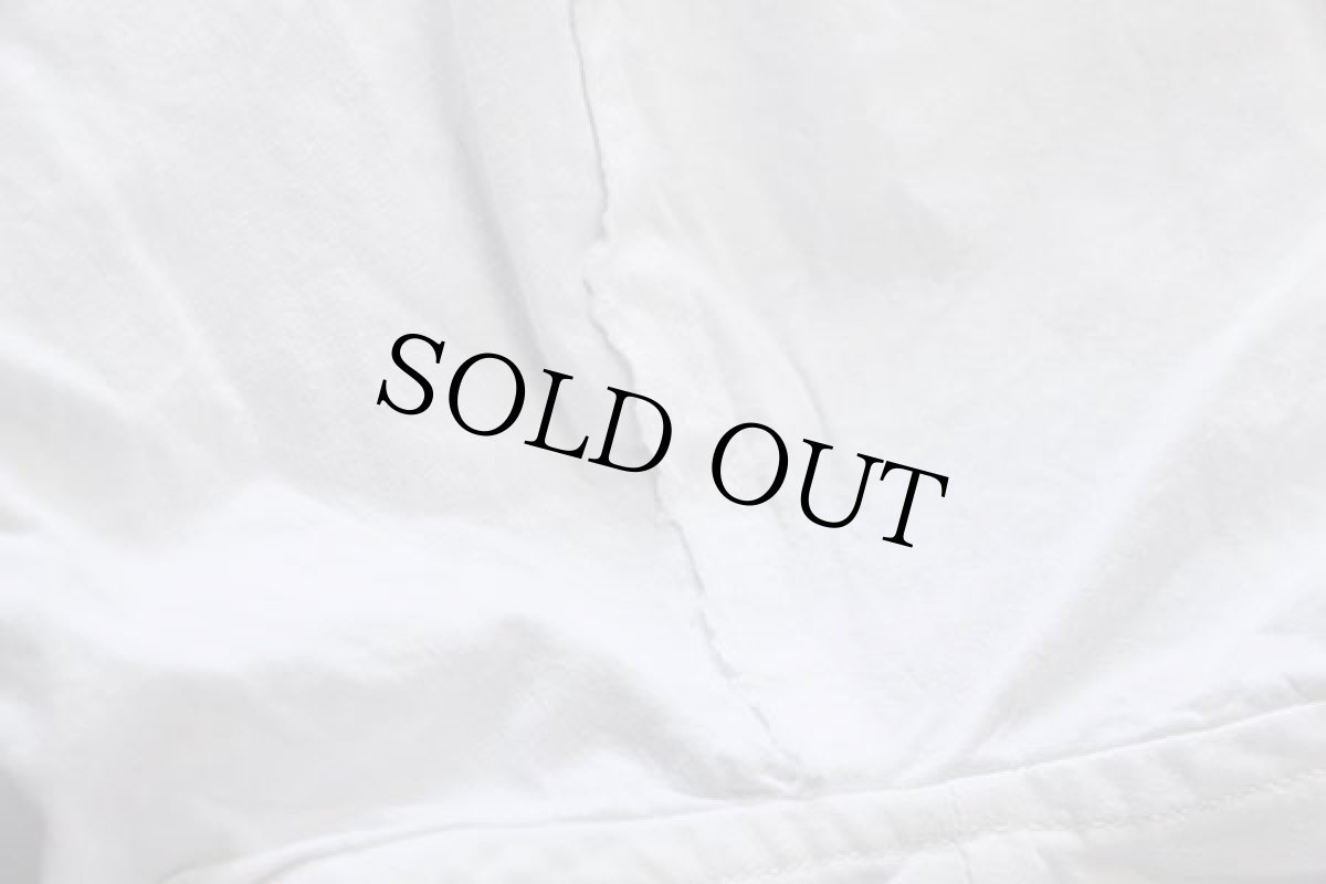 画像7: ビンテージ イタリア軍 コットン スノーカモ パーカー 白 1★モッズコート (7)