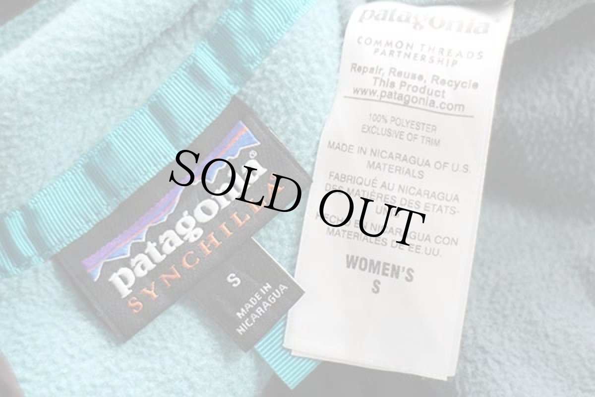 画像4: patagoniaパタゴニア バイカラー シンチラ フリース スナップT NUVG W-S (4)