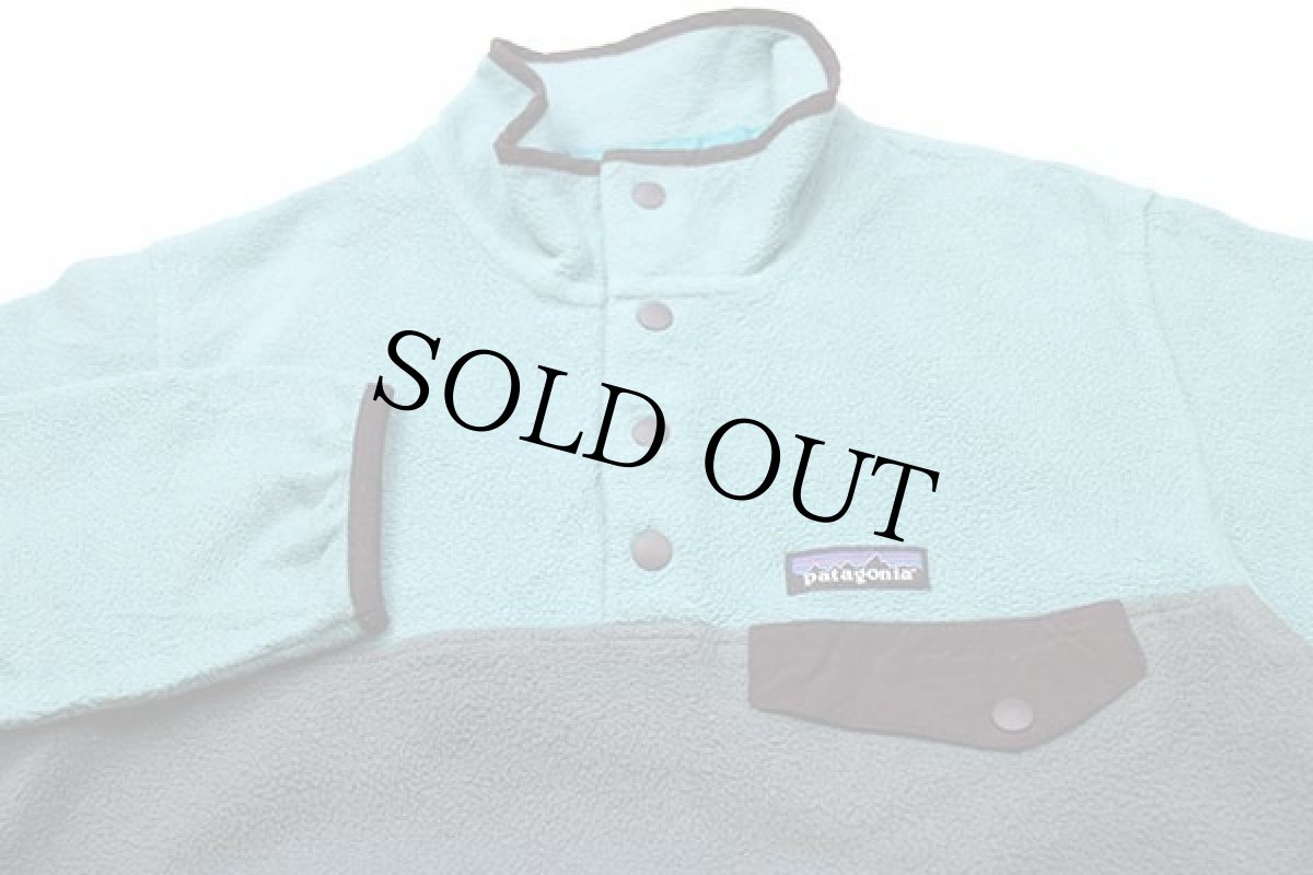 画像3: patagoniaパタゴニア バイカラー シンチラ フリース スナップT NUVG W-S (3)