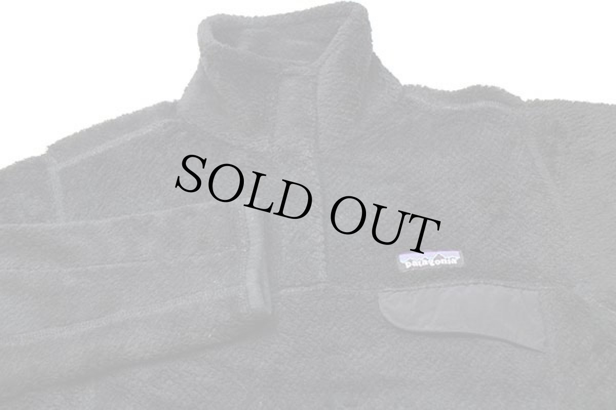 画像3: patagoniaパタゴニア RE-TOOLリツール POLARTEC フリース スナップT ブラック W-S★12 (3)