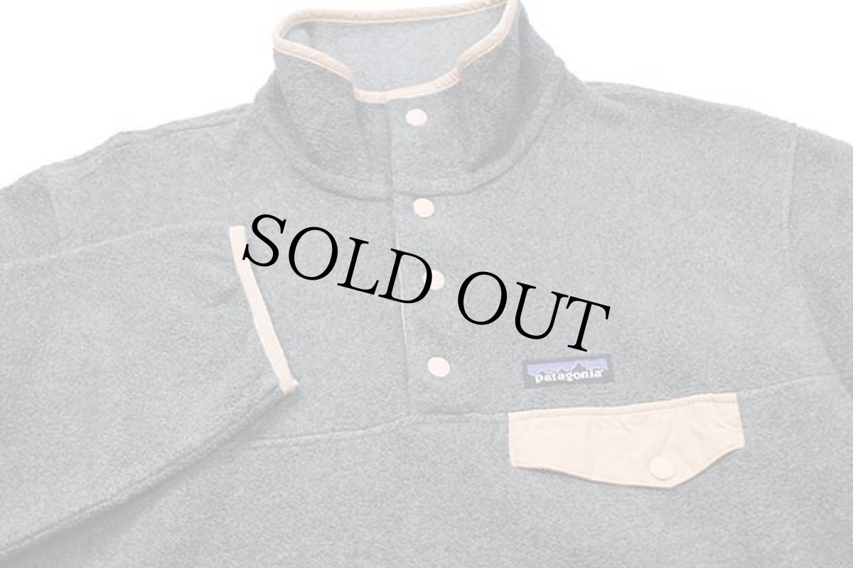 画像3: patagoniaパタゴニア シンチラ フリース スナップT グレー M (3)