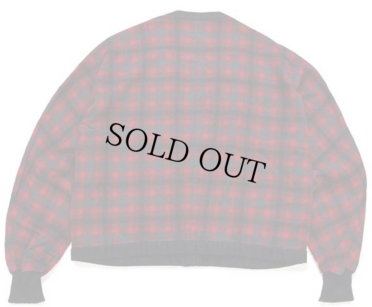 画像2: 50s PENDLETONペンドルトン オンブレチェック ウール カーディガン L (2)