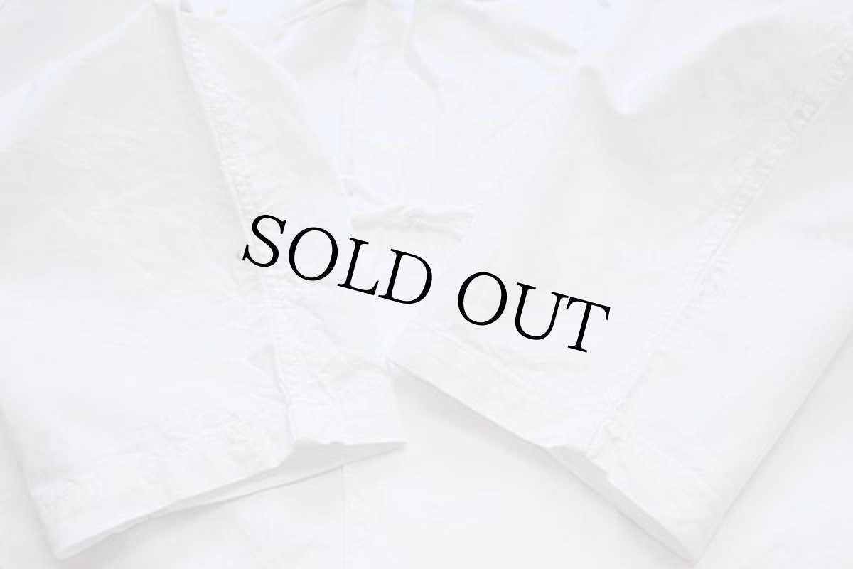 画像5: ビンテージ イタリア軍 コットン スノーカモ パーカー 白 1★モッズコート (5)