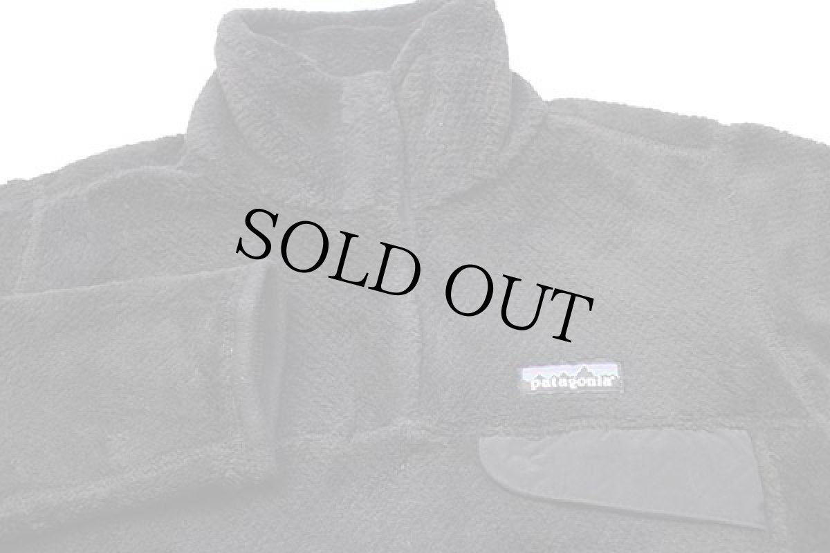 画像3: patagoniaパタゴニア RE-TOOLリツール POLARTEC フリース スナップT ブラック W-S★14 (3)