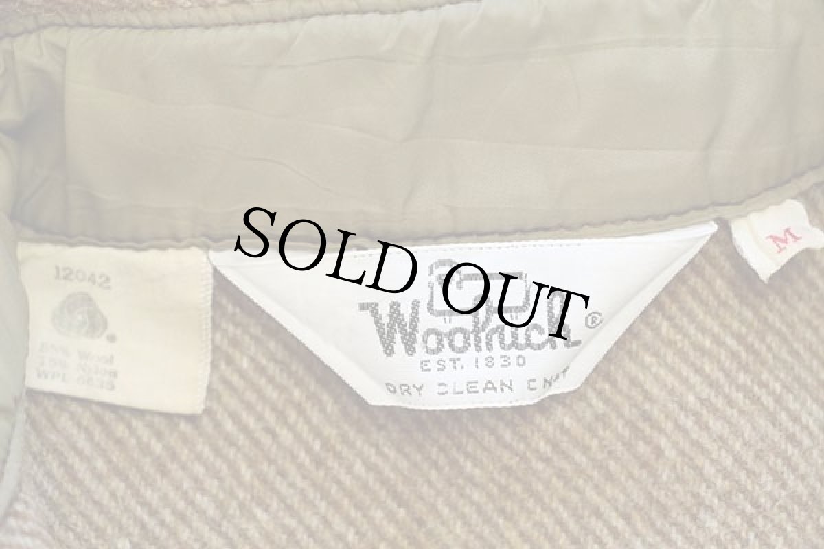 画像4: 70s Woolrichウールリッチ ツイード ウールシャツ 茶 (4)