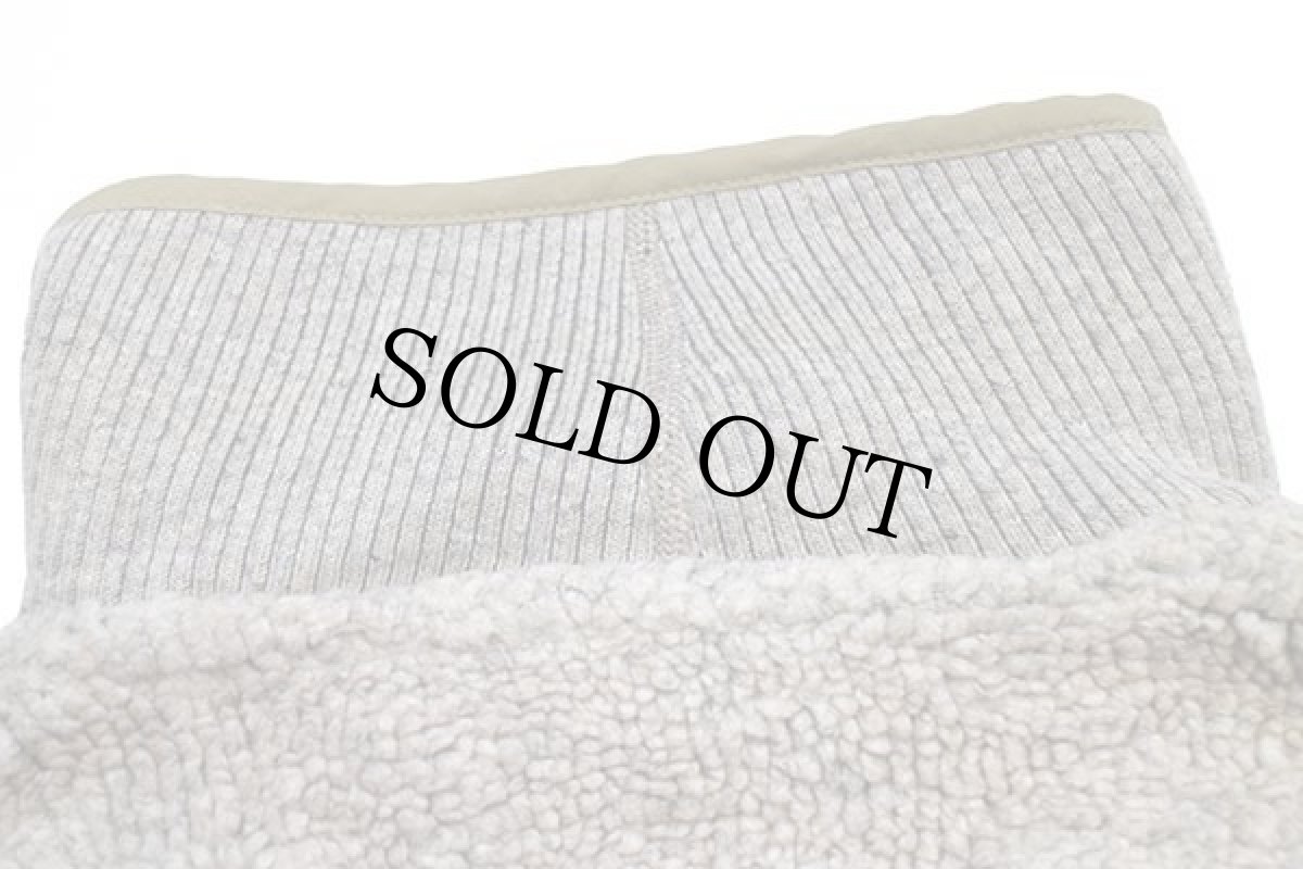 画像7: 90s USA製 Columbiaコロンビア ハイネック ハーフジップ プルオーバー パイル フリース ベージュ (7)