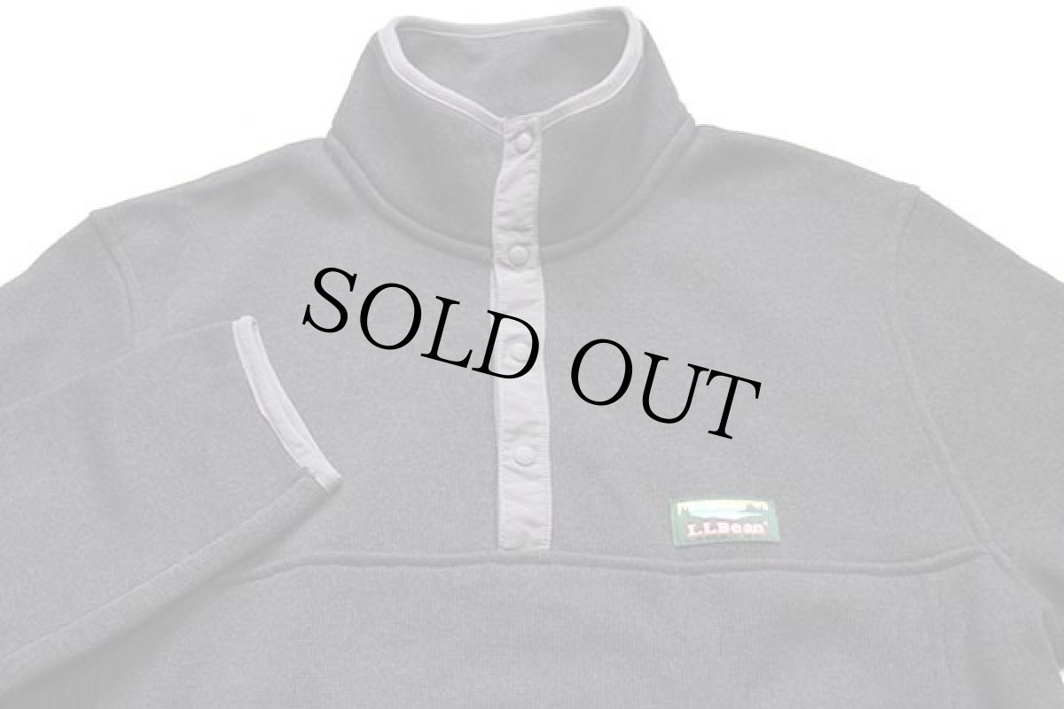 画像3: L.L.Bean セーター プルオーバー フリース チャコールグレー M (3)