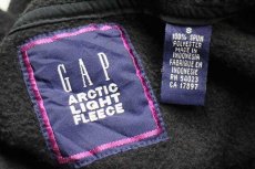 画像4: 90s GAPギャップ ARCTIC LIGHT FLEECE プルオーバー フリース 黒 S (4)