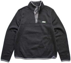 画像1: L.L.Bean セーター プルオーバー フリース チャコールグレー M (1)