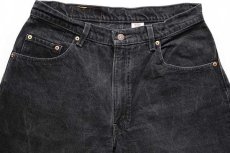 画像4: 90s USA製 Levi'sリーバイス 560 ブラック デニムパンツ w34 L34★28 (4)