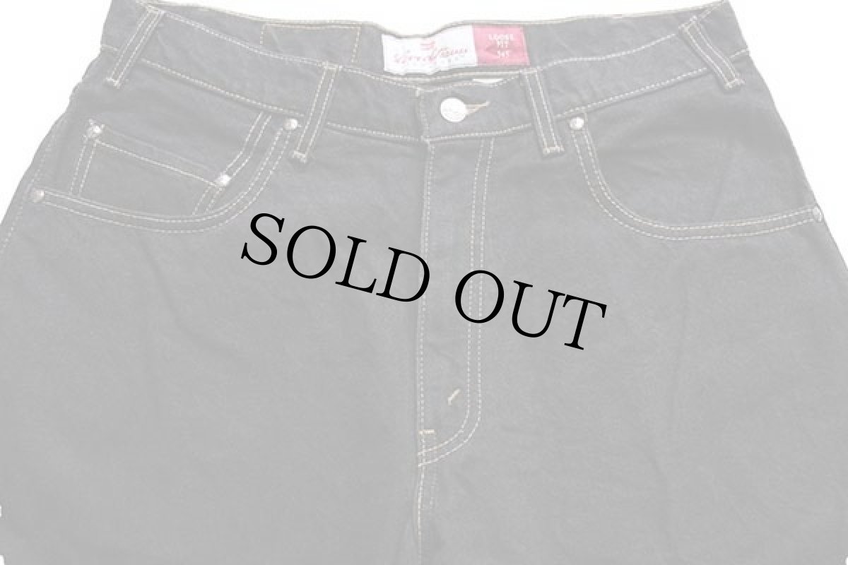 画像4: 90s メキシコ製 Levi'sリーバイス SIGNATURE 545 ブラック デニムパンツ w34 L29 (4)