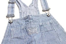 画像4: 90s Levi'sリーバイス ヒッコリー ストライプ オーバーオール w34★ユーロ (4)