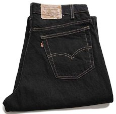 画像1: 90s メキシコ製 Levi'sリーバイス SIGNATURE 545 ブラック デニムパンツ w34 L29 (1)