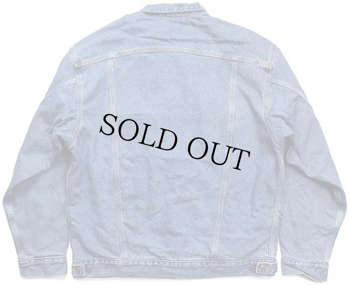 画像2: 90s USA製 carharttカーハート ブランケットライナー デニムジャケット 4ポケット L-T (2)