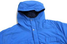 画像3: 80s USA製 L.L.Bean BAXTER STATE PARKA 中綿入り ナイロン マウンテンパーカー 青 (3)