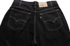 画像5: 90s メキシコ製 Levi'sリーバイス SIGNATURE 545 ブラック デニムパンツ w34 L29 (5)