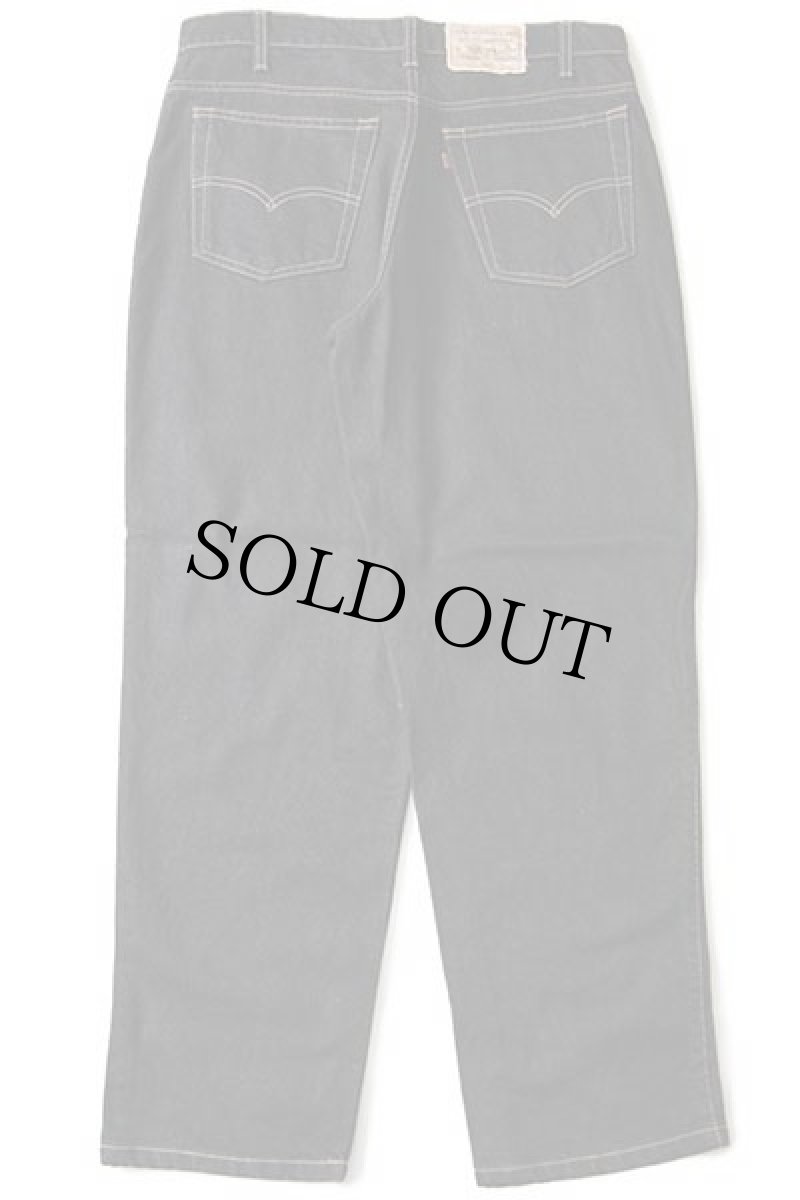 画像3: 90s メキシコ製 Levi'sリーバイス SIGNATURE 545 ブラック デニムパンツ w34 L29 (3)