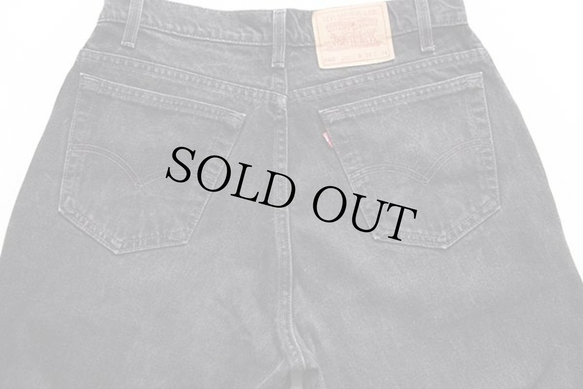 画像5: 90s USA製 Levi'sリーバイス 560 ブラック デニムパンツ w34 L34★28 (5)