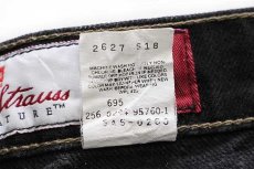 画像7: 90s メキシコ製 Levi'sリーバイス SIGNATURE 545 ブラック デニムパンツ w34 L29 (7)