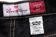 画像6: 90s メキシコ製 Levi'sリーバイス SIGNATURE 545 ブラック デニムパンツ w34 L29 (6)