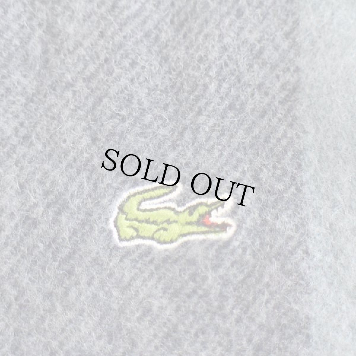 画像4: LACOSTEラコステ チェック ウール マフラー (4)