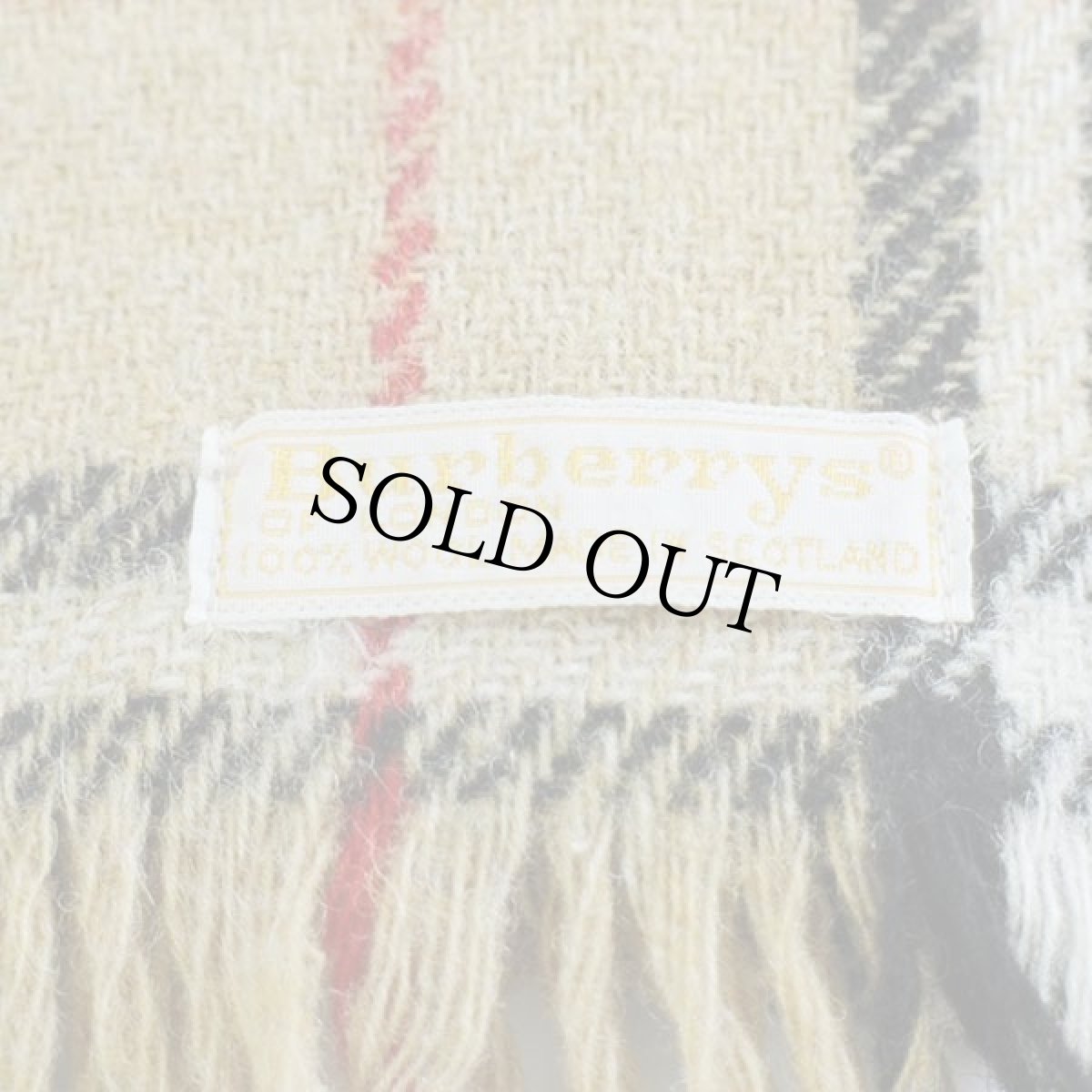 画像4: スコットランド製 Burberrysバーバリー ノバチェック タータンチェック ウール マフラー (4)