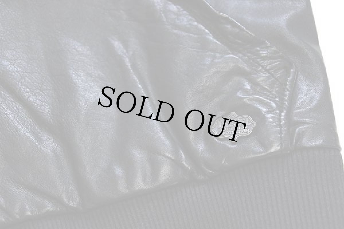 画像6: トルコ製 DIESELディーゼル HIGH SPEED ラムレザー パーカー 黒 L (6)