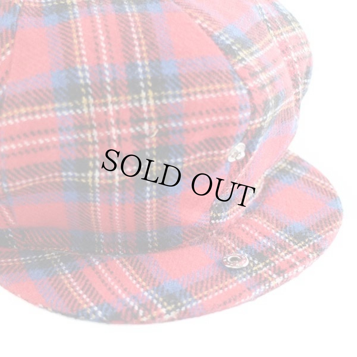 画像6: アイルランド製 SHANDON タータンチェック ウール キャスケット 7 3/8 (6)