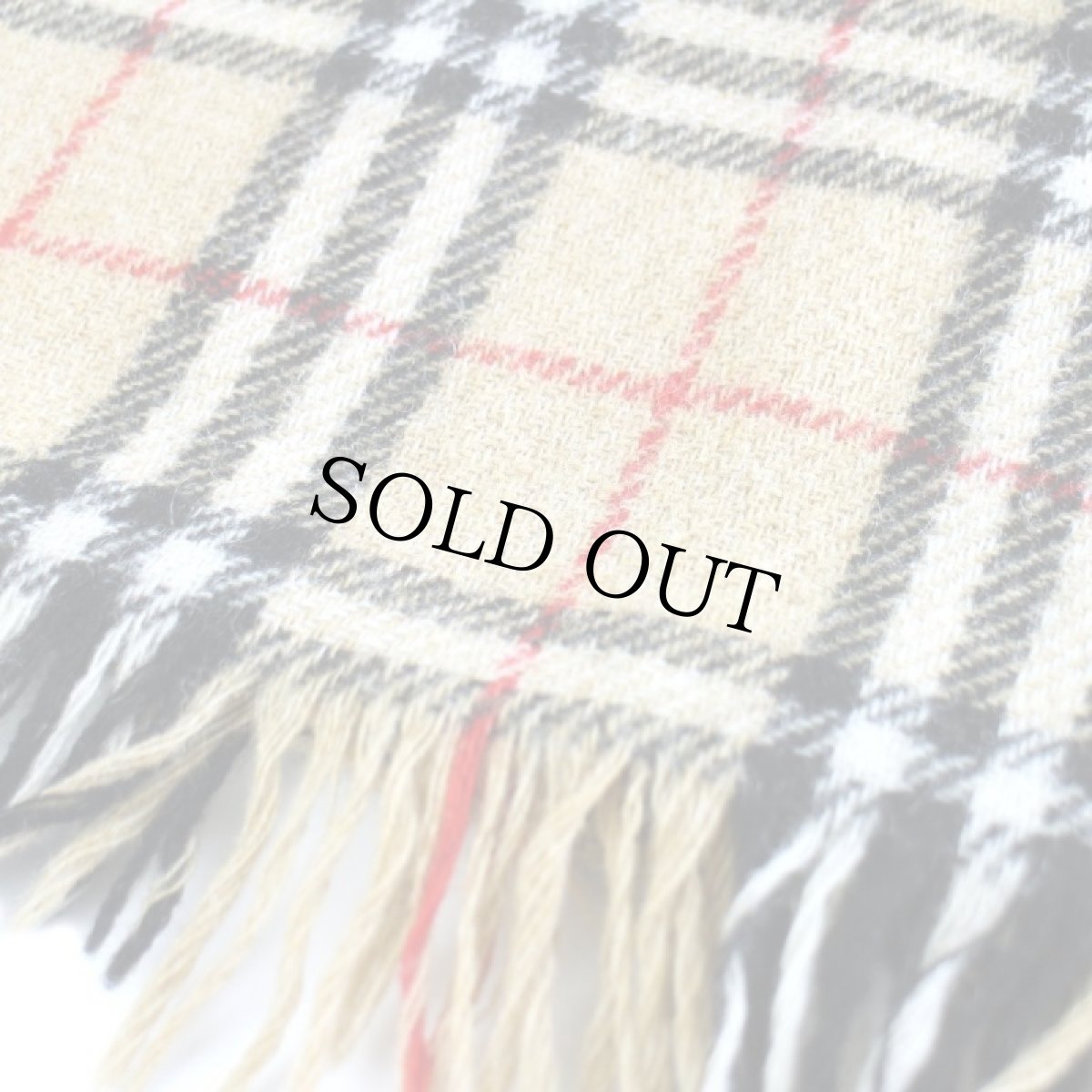 画像5: スコットランド製 Burberrysバーバリー ノバチェック タータンチェック ウール マフラー (5)