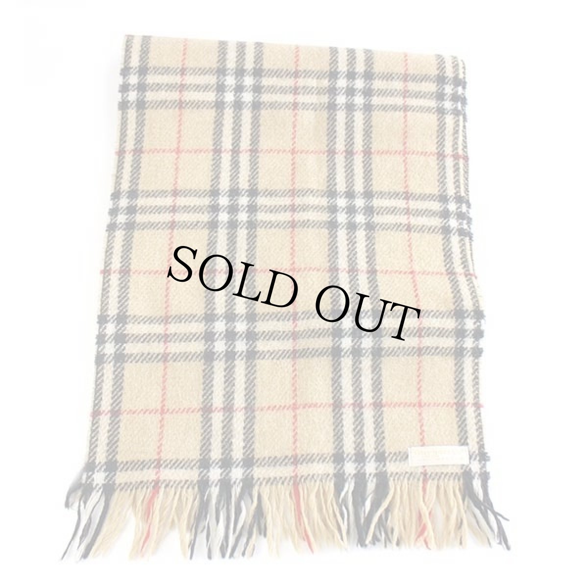 画像3: スコットランド製 Burberrysバーバリー ノバチェック タータンチェック ウール マフラー (3)