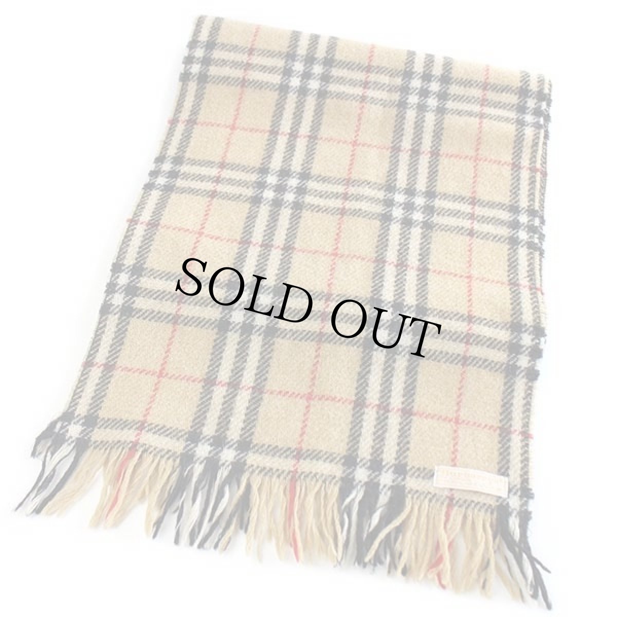 画像2: スコットランド製 Burberrysバーバリー ノバチェック タータンチェック ウール マフラー (2)