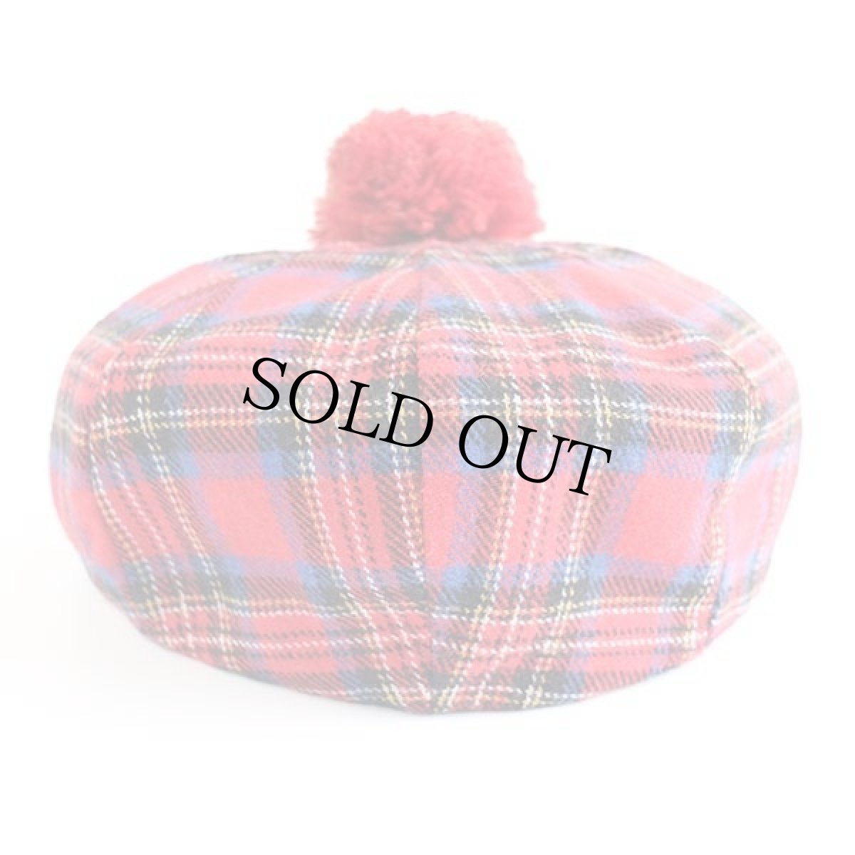 画像4: アイルランド製 SHANDON タータンチェック ウール キャスケット 7 3/8 (4)