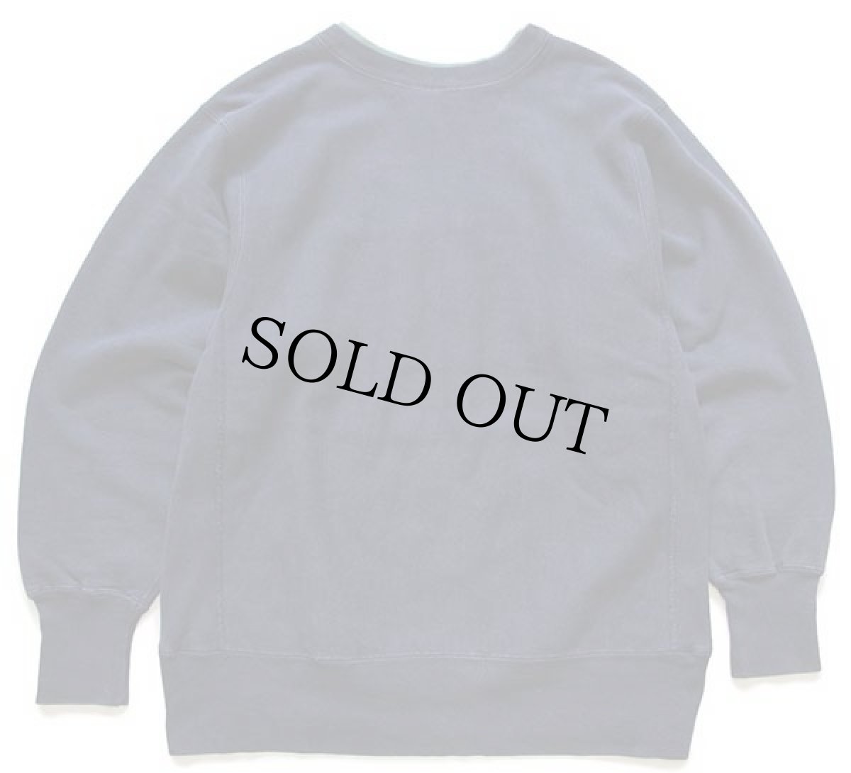 画像2: 90s USA製 Championチャンピオン スクリプト ビッグロゴ刺繍 レイヤードネック リバースウィーブ スウェット 紺 L★84 (2)