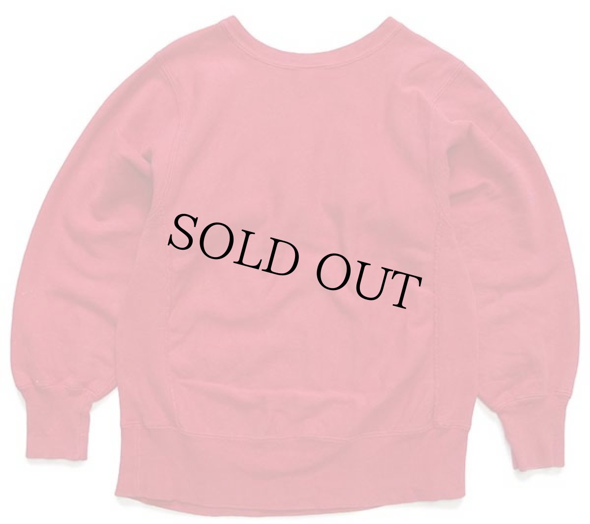 画像2: 80s USA製 Championチャンピオン スクリプト ビッグロゴ刺繍 リバースウィーブ スウェット 赤 S (2)