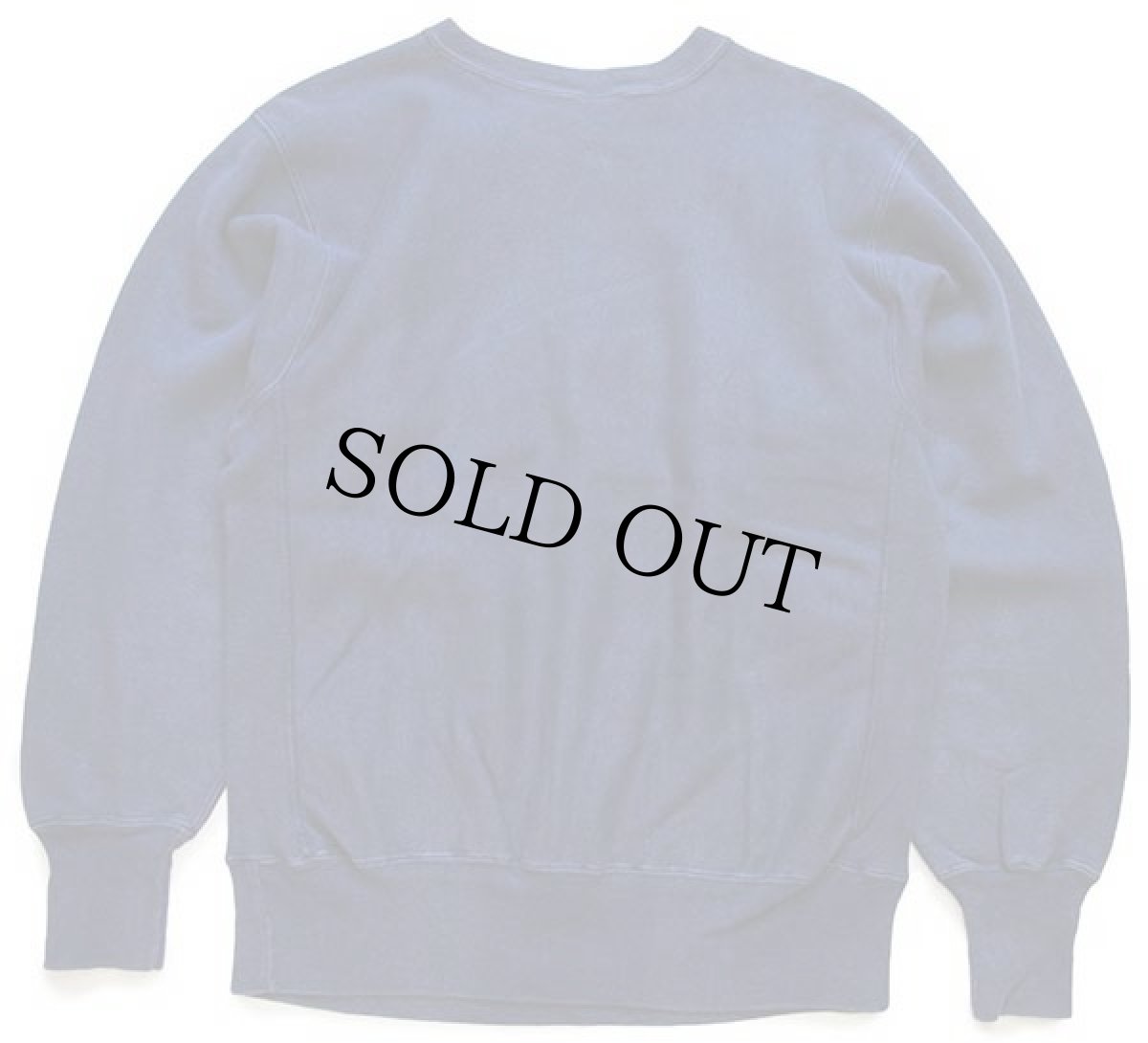 画像2: 90s USA製 Championチャンピオン スクリプト ビッグロゴ刺繍 リバースウィーブ スウェット 紺 L★54 (2)