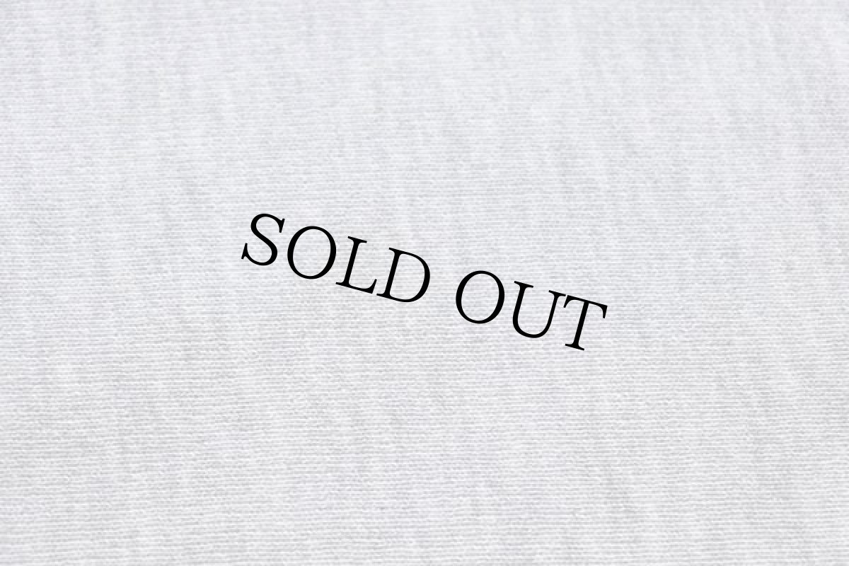 画像6: 90s USA製 Championチャンピオン スクリプト ビッグロゴ刺繍 リブライン リバースウィーブ スウェット 杢グレー×紺 M (6)