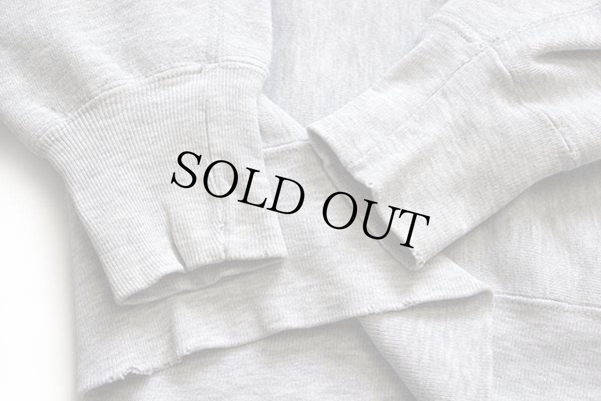 画像5: 90s USA製 Championチャンピオン EAST CAROLINA リバースウィーブ スウェット ボロ 杢グレー L (5)