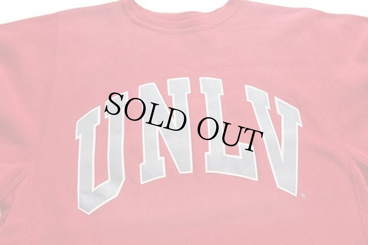 画像3: 90s USA製 Championチャンピオン UNLV リバースウィーブ スウェット 赤 M (3)