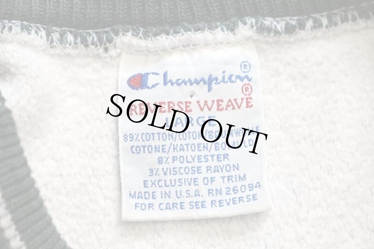 画像4: 90s USA製 Championチャンピオン CENTENNIAL 1996 Atlanta OLYMPICオリンピック刺繍 リブライン リバースウィーブ スウェット 杢グレー L (4)