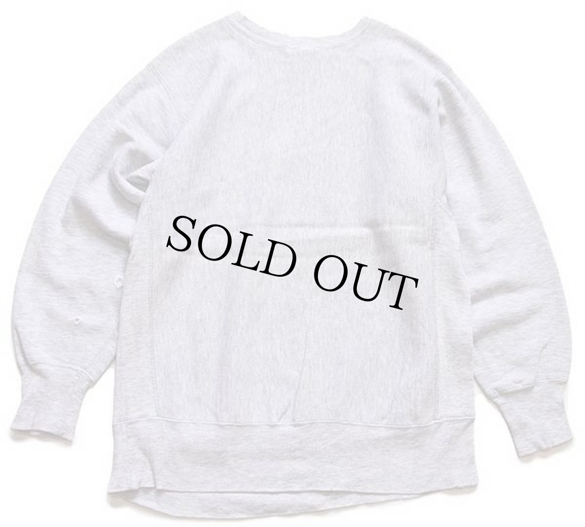 画像2: 90s USA製 Championチャンピオン EAST CAROLINA リバースウィーブ スウェット ボロ 杢グレー L (2)